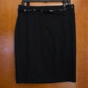 Apt.9 black side zipper pencil skirt size 8
